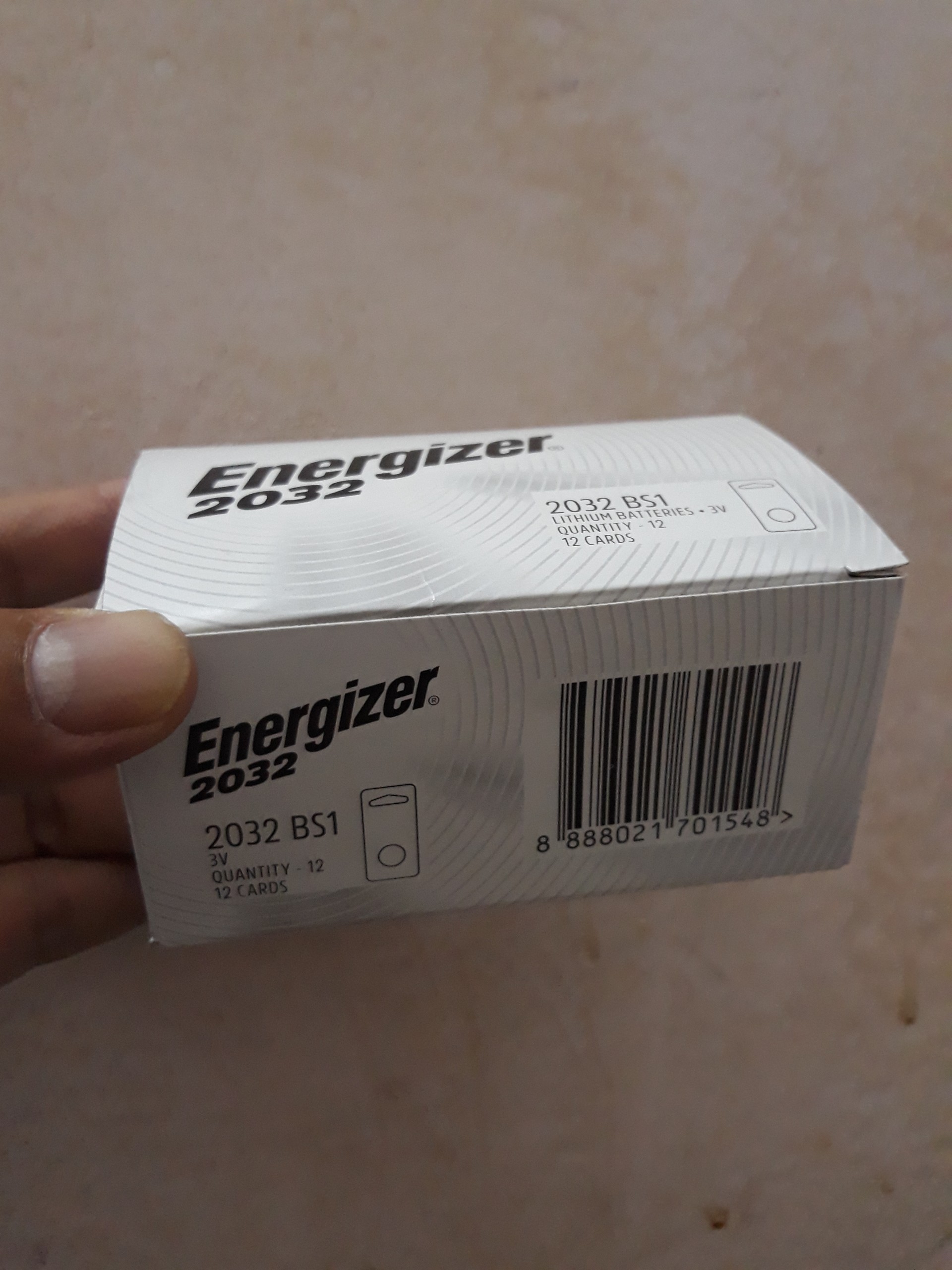 Hộp 12 viên pin 2032 lithium 3v energizer