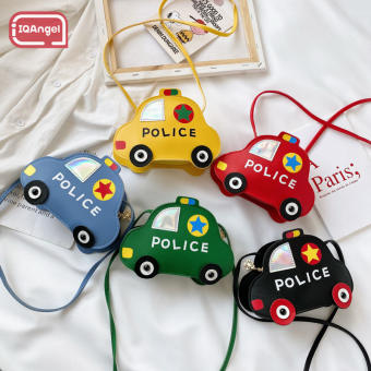 IQAngel trẻ em túi đựng tài liệu ví đựng tiền xu hoạt hình hình xe Túi Đeo Vai