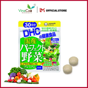 Viên uống DHC rau củ Nhật Bản bổ sung vitamin rau củ quả Premium Vegetable 30 ngày _Vinacao_
