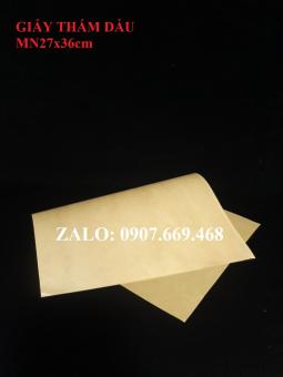 Giấy THẤM DẦU lót đồ chiên size 27x36cm (500 tờ)