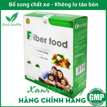 Bổ sung chất xơ tự nhiên Fiber Food - thành phần rau giấp cá (diếp cá) rau bina, giúp giảm táo bón, nhuận tràng hiệu quả