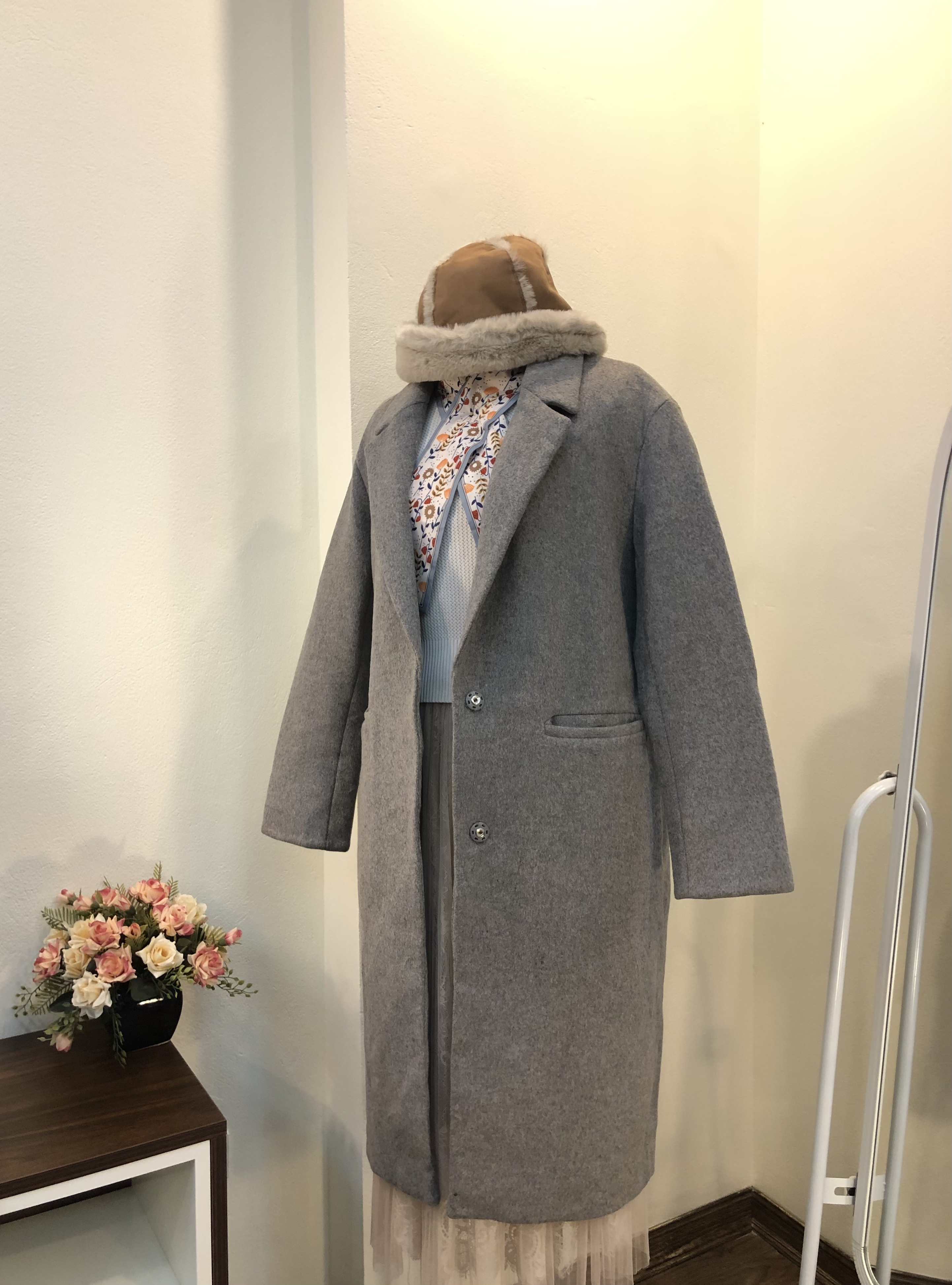 Áo khoác dạ 2 lớp