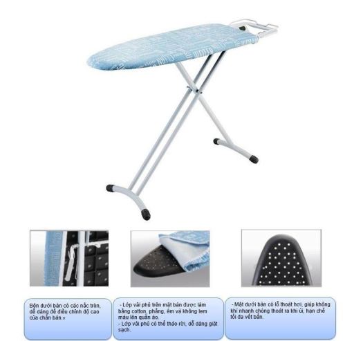 CẦU LÀ ỦI ĐỒ CAO CẤP Lock&Lock F00141 - Hàng Chính Hãng