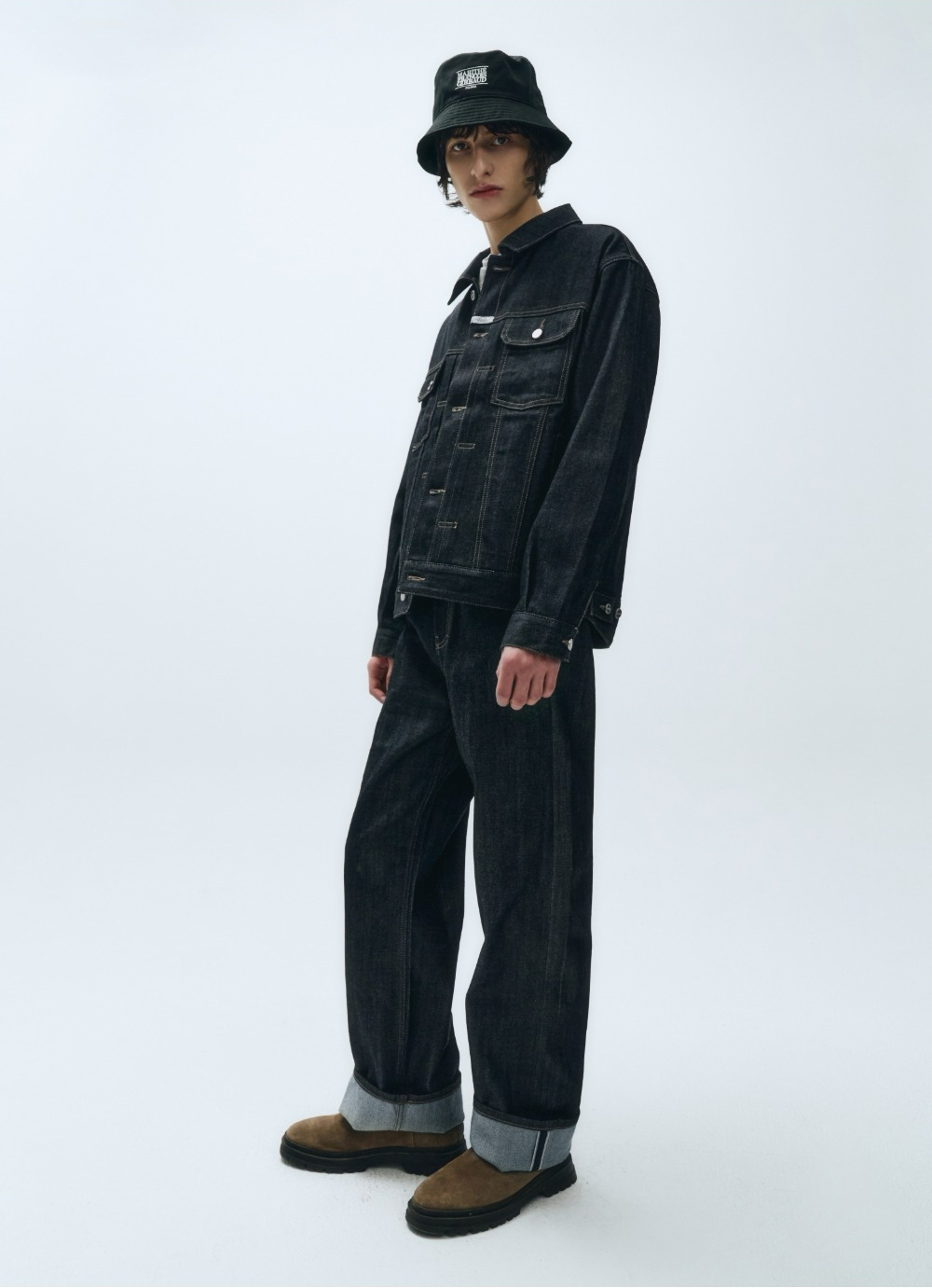 Pantaloni in denim grezzo MARITHE FRANCOIS GIRBAUD M - Blu scuro (2025 NUOVI)