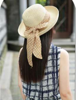 Mũ cói tròn thắt nơ chấm bi phong cách Hàn, Nón đi biển thời trang, nón cói cao cấp, mũ cói đi biển đẹp, mũ đi biển nữ thời trang, mũ nón đi biển, nón cói vành nhỏ