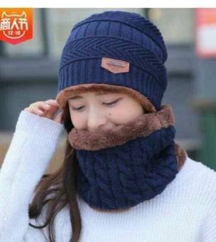 Set mũ len kèm khăn ống Nam, Nữ ấm áp