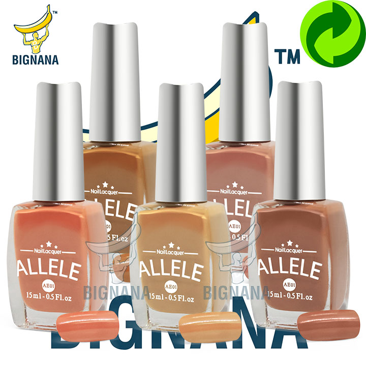 Các Tông Da Pastel, Da Nâu, Da Hồng, Mẫu Mới Sơn Móng Tay Allele - AE01 Chai 15ml An Toàn, Màu Sắc Đa Dạng