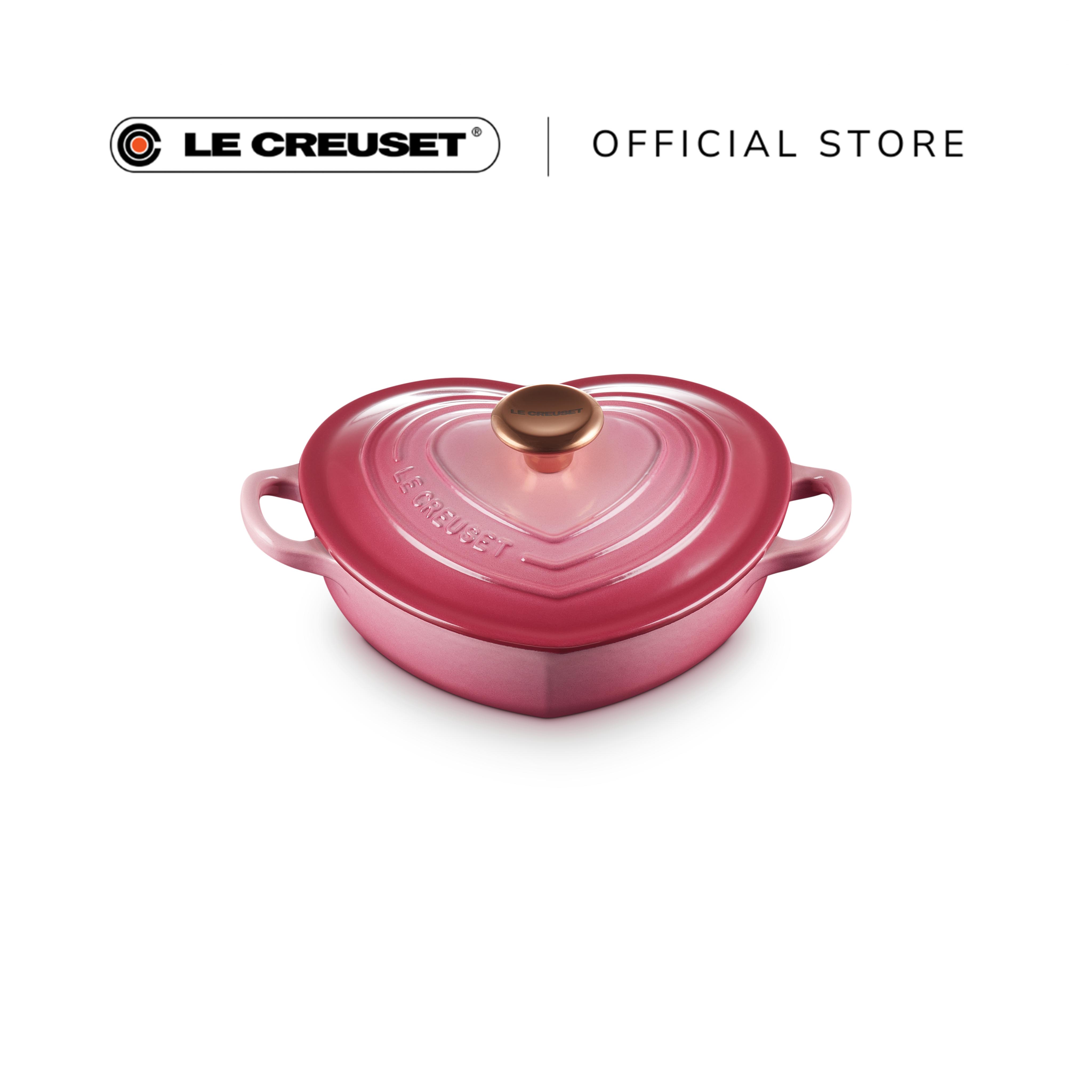 Le Creuset Heart Shaped Casserole 20cm (Shell Pink) | Lazada Singapore