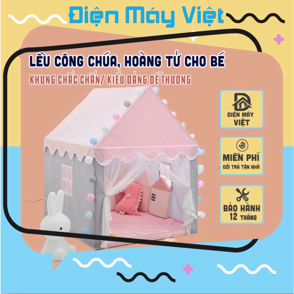 Lều công chúa hoàng tử cho bé,nhà công chúa hoàng tử cho bé