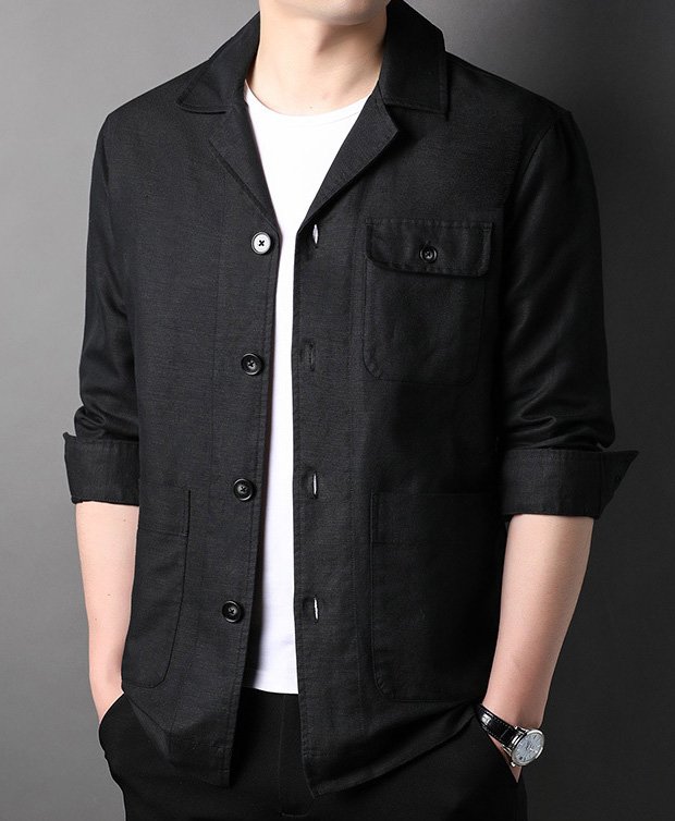 Áo khoác, áo khoác nam cổ vest mới mùa hè vải KAKI cao cấp phong cách trẻ trung lịch sự- Mã Hot T9