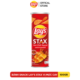 Bánh Snack Lay's Stax Vị Mực Cay 100g