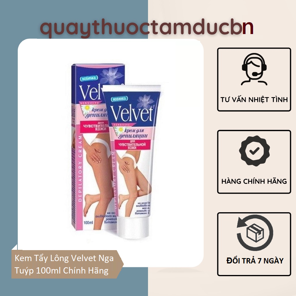 Kem Tẩy Lông Velvet Nga Tuýp 100ml Chính Hãng