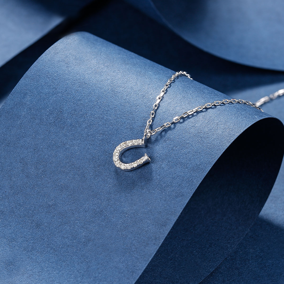 Rio Diamonds Lunie Diamond Necklace 18K White Gold · v4