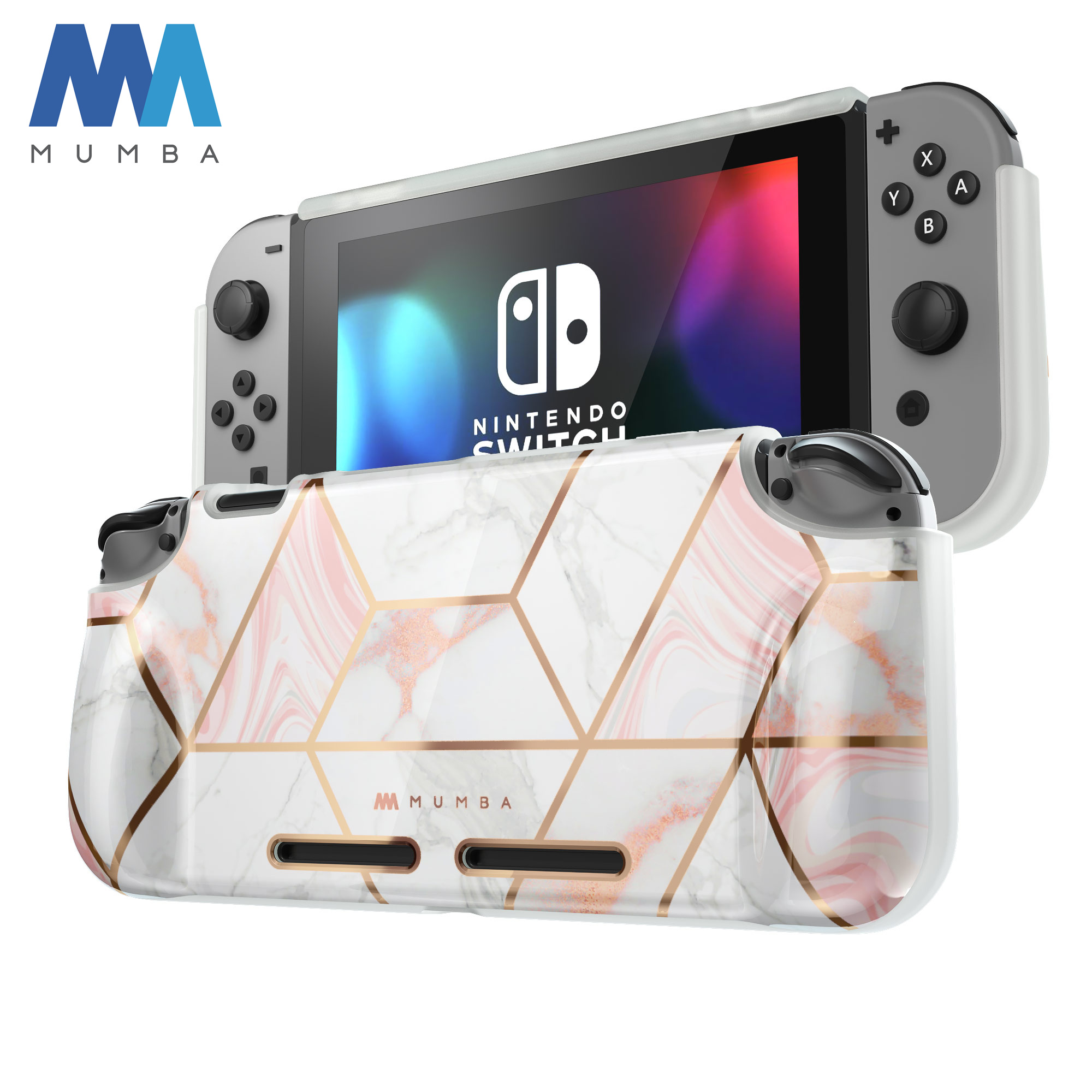 Mumba ốp bảo vệ cho nintendo switch ốp tay cầm bằng tpu mềm cho máy chơi game nintendo switch có giảm xóc và chống trầy xước