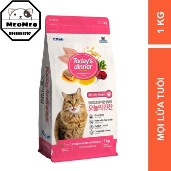 Thức ăn hạt cho mèo Today's Dinner gói 1kg