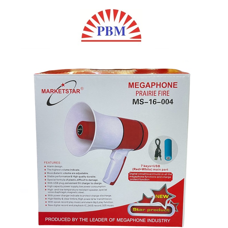 Loa phóng thanh MEGAPHONE MS-16-004.