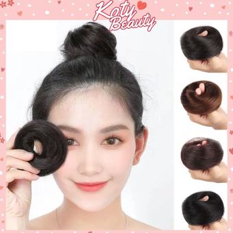 Tóc giả búi rối cho nữ Koty Beauty, tóc búi giả xoăn trung niên dễ dàng sử dụng