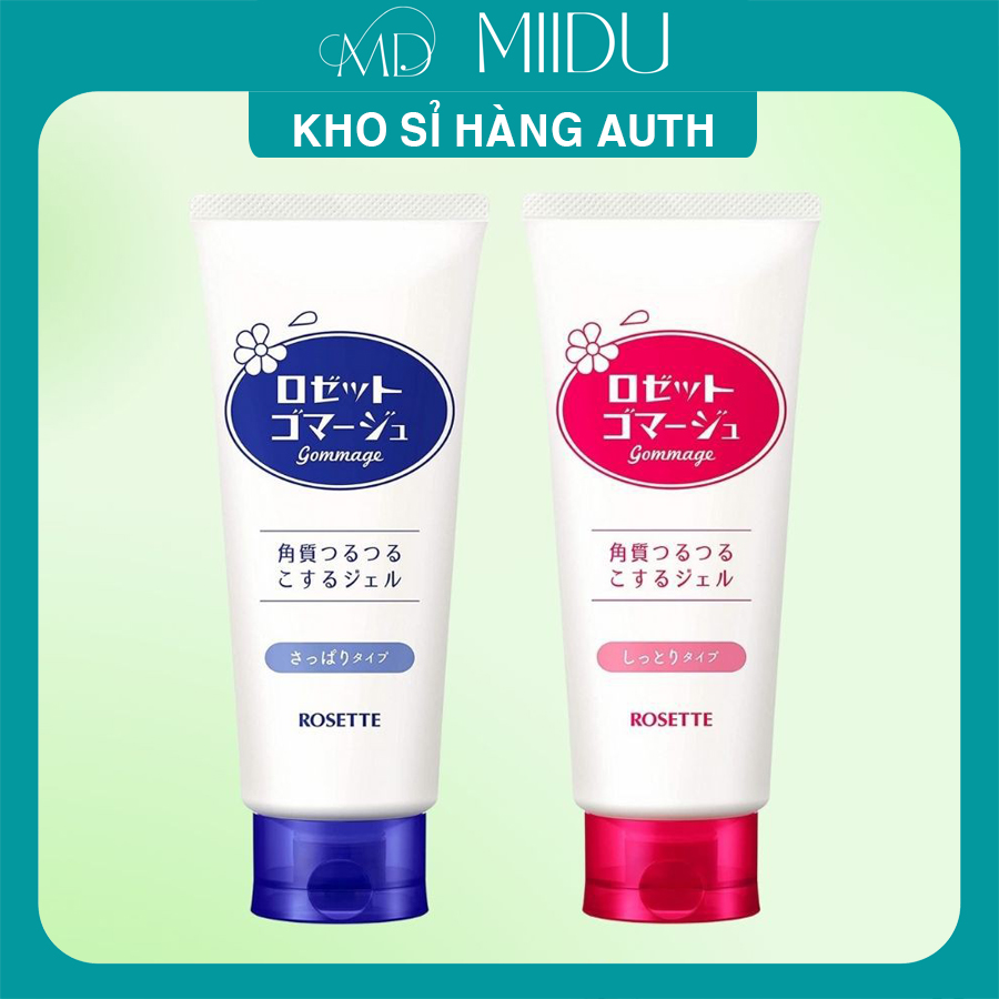 [3 Tặng 1] tẩy tế bào chết ROSETTE nội địa Nhật dùng tẩy da chết cho mọi loại da 120g