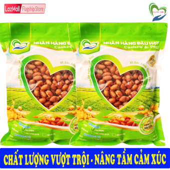 1KG Đậu Phộng Rang Muối 2 Túi ZIP Tâm Đức Thiện Thực Phẩm Đóng Gói Đóng Hộp Ăn Liền đồ ăn vặt Lazada bánh kẹo Đồ ăn vặt
