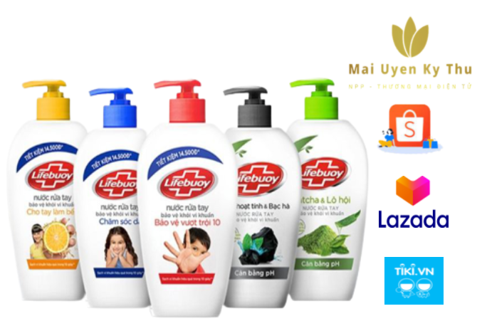Nước rửa tay Lifebuoy 450g