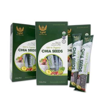 Hạt Chia Mexico – Thương hiệu LYND – Gói 8gr tiện dụng