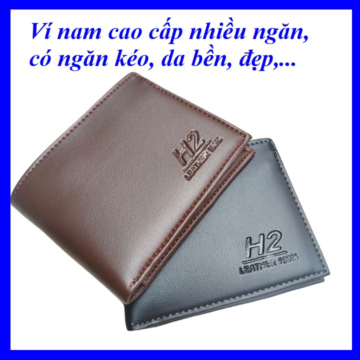 [GIÁ TỐT] Ví nam, ví bóp tiền, da mềm nhiều ngăn, ví nam đựng thẻ