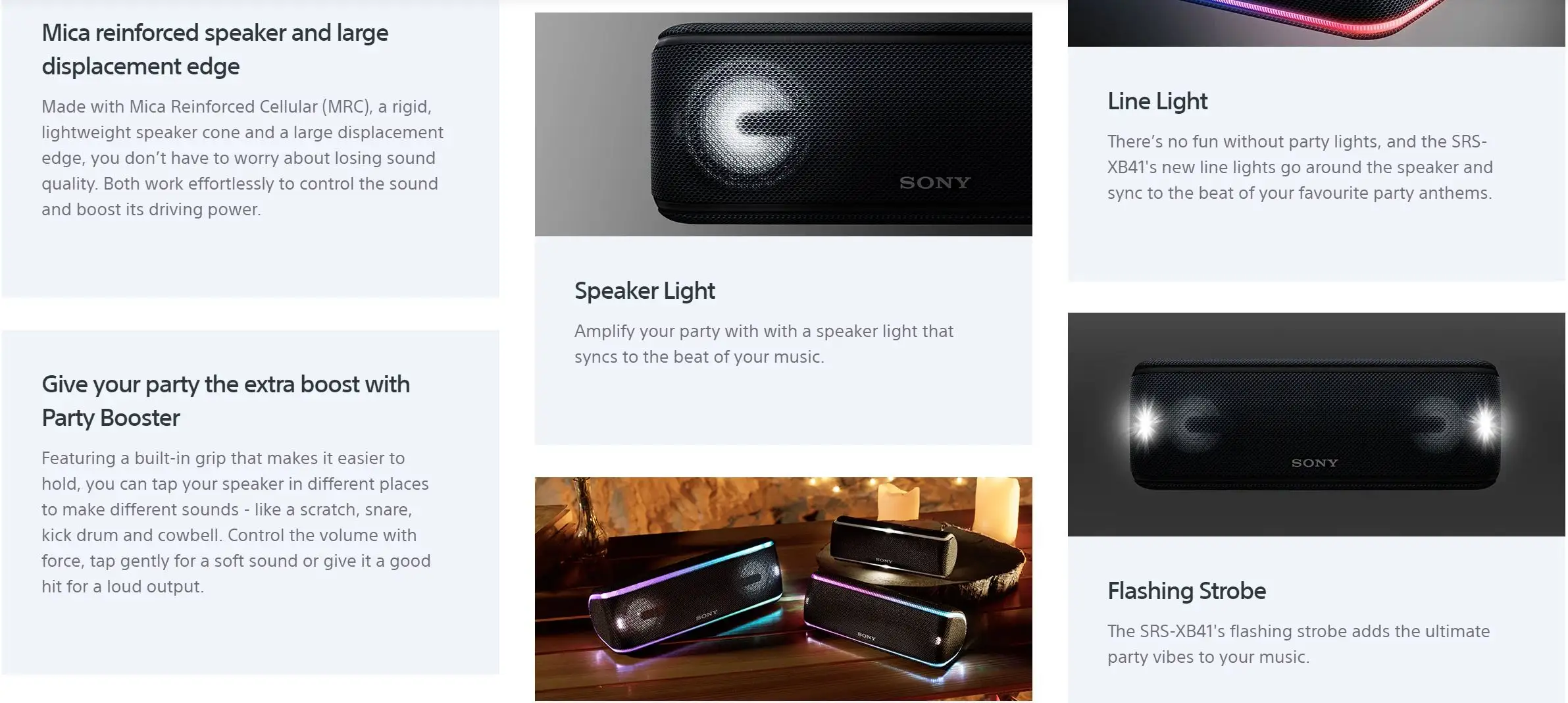 party booster sony xb41