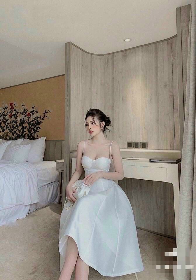 Đầm xòe nữ hai dây có mút ngực cực hot siêu xinh cho hot girl tt43