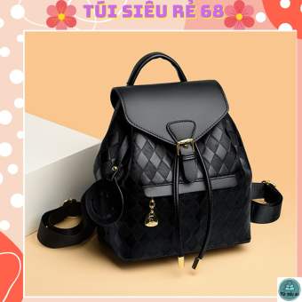 Balo thời trang nữ nhỏ gọn balo đi chơi đi học mặt cười dễ thương Tuisieure68 107