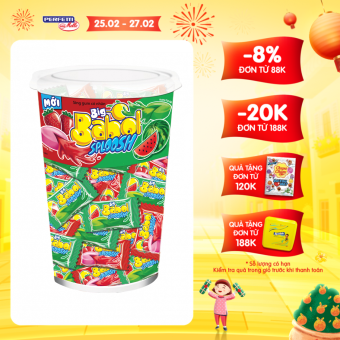 Kẹo Cao Su thổi có nhân Big Babol Sploosh (Hũ 70 viên)