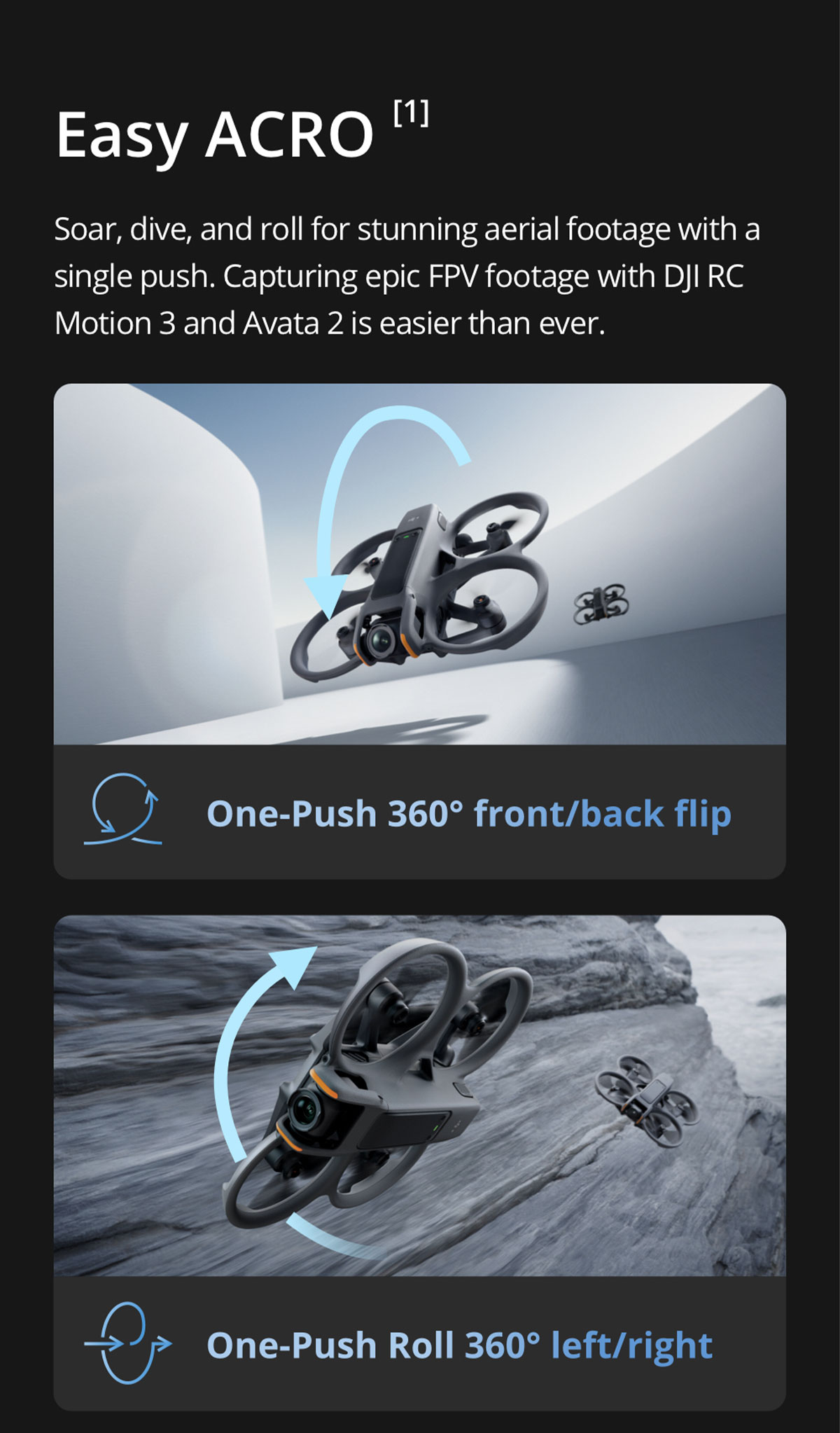 DJI Avata 2 — дроны с камерой |