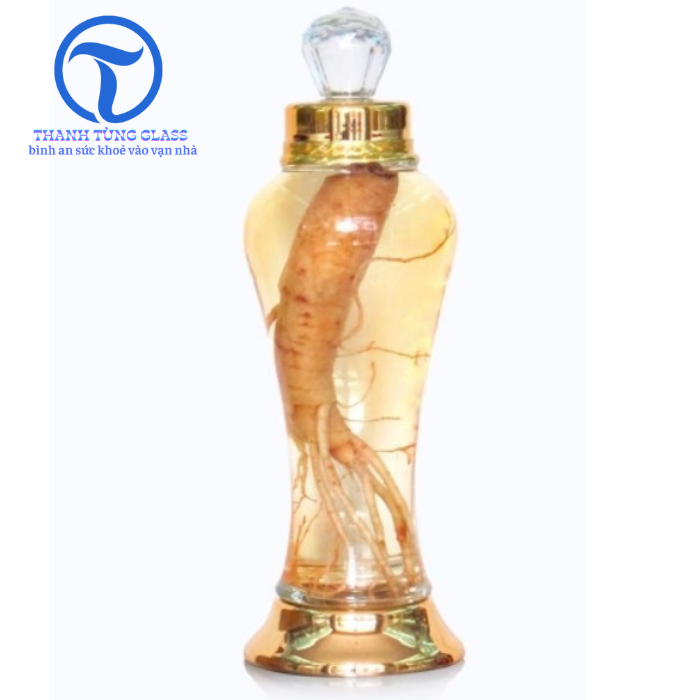 Bình ngâm rươu sâm thủy tinh phú hoà 1 lít