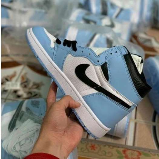 ❈  Giày Jordan 1 High University Blue Giày Thể Thao Air Jordan Xanh Móc Đen Giày JD1 Cổ Cao Cao Nam Nữ Hot 2021