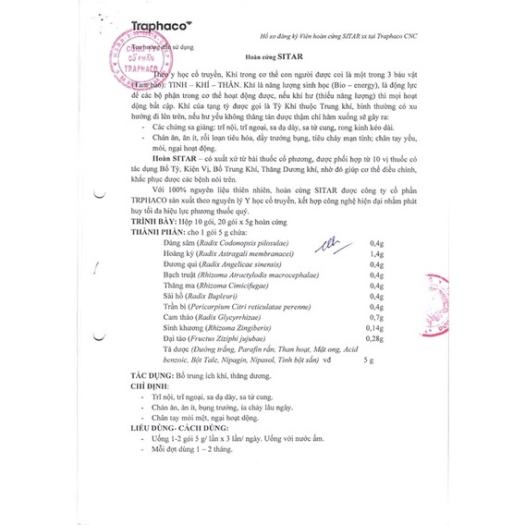 Hoàn Cứng Sitar- TRAPHACO giúp hỗ trợ điều trị trĩ nội, trĩ ngoại, giảm sưng nề búi trĩ( bảo quản theo chuẩn GMP)