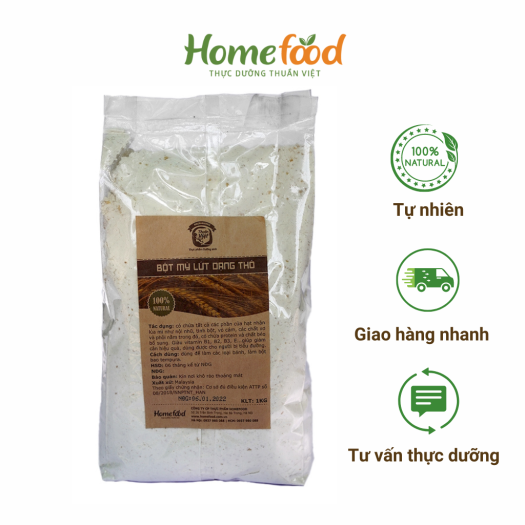 Bột Mì Lứt Dạng Thô 1Kg