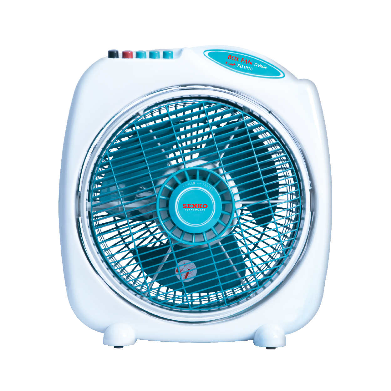 Quạt hộp senko bd1010 đảo gió chuyển hướng điện 3 tấc