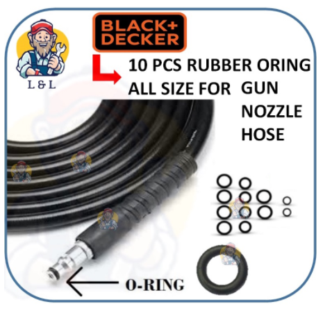 Black & Decker Pressure Washer Hose to Gun Quick Detach O Ring Seals –  Spared Parts UK