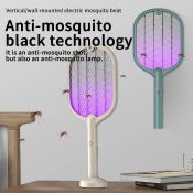 918 Electric Shock Mosquito Swatter with USB Charging Cable