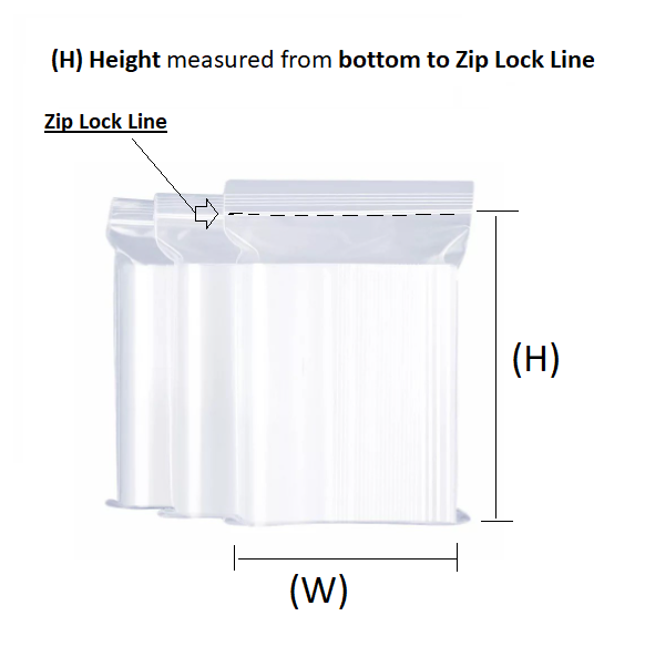 Beg Plastik Zipper (100 pcs) Zip Bag Lock Bag Extra THICK 0.10mm / Plastic Zipper Bag / PE Transparent Plastic Bag With Sealable Zip Bag Lock / beg kunci zip plastik