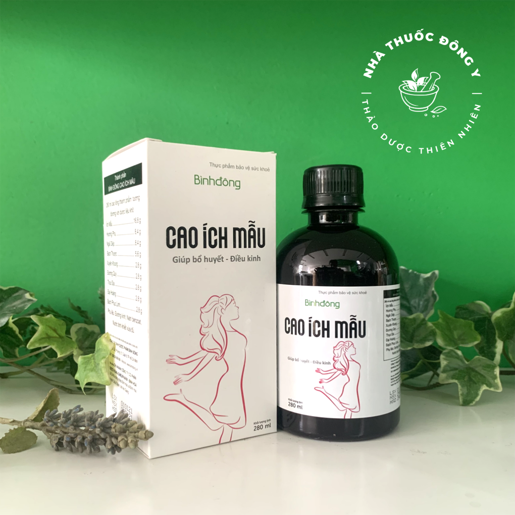 Bình Đông Cao Ích Mẫu 280ml - Hỗ trợ giảm đau bụng kinh, điều hòa kinh nguyệt