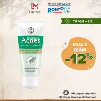 Bùn non rửa mặt dưỡng sáng Acnes Baby Mud Cleanser 100g