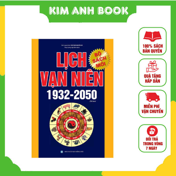 Lịch vạn niên 1932 - 2050
