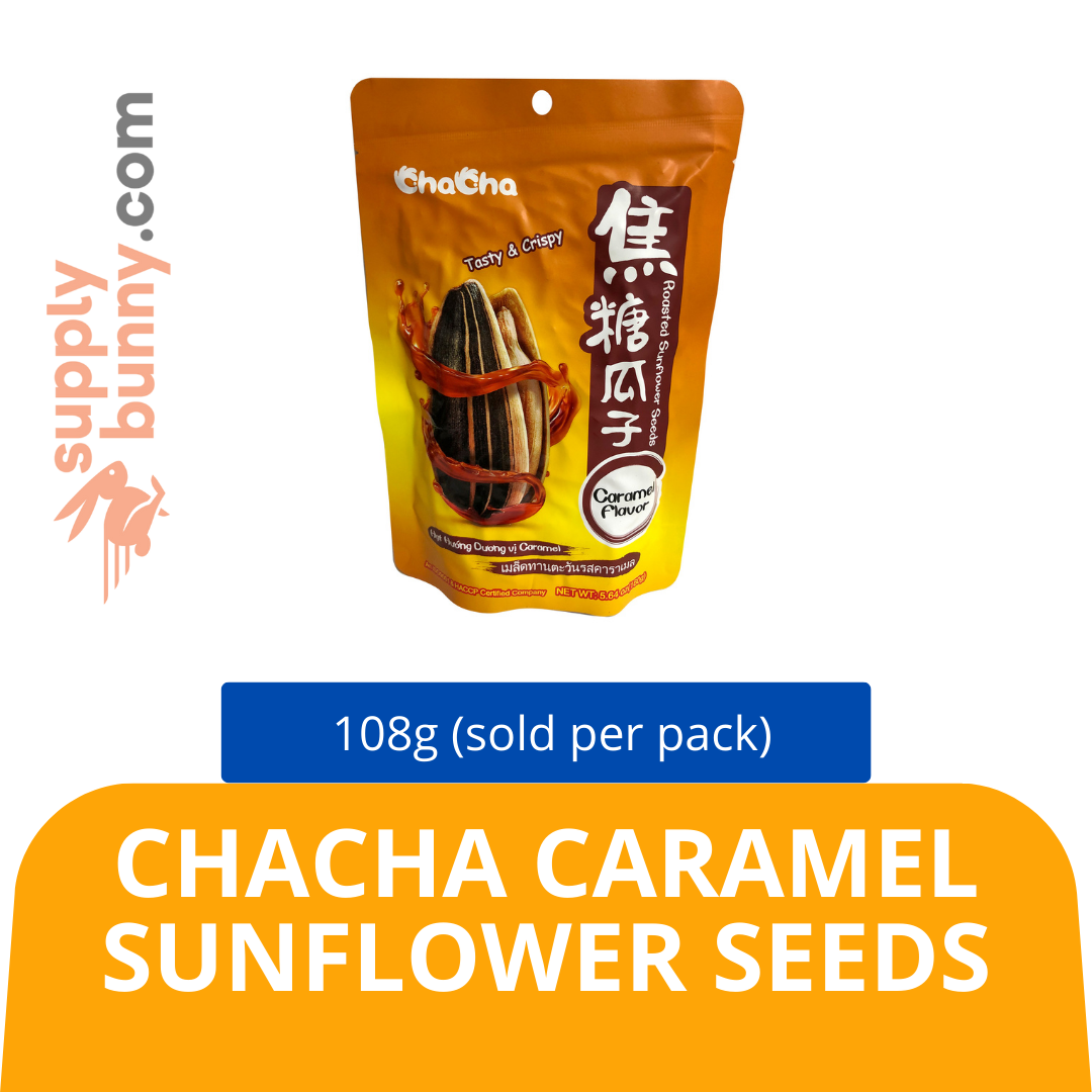 Chacha Caramel Sunflower Seeds 108g (sold per pack) Mix SKU: 6924187851160