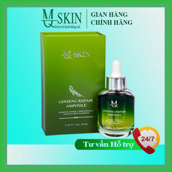 Serum căng bóng da nhân sâm MQ Skin ( MQSKIN chính hãng) giúp lan da sạch mụn thâm nám và tan nhang bổ sung collagen