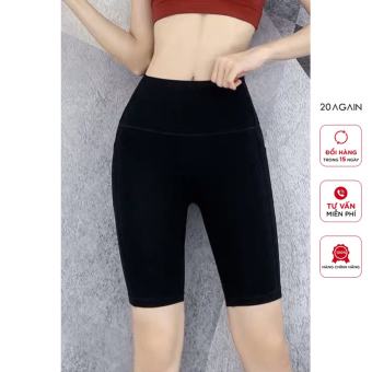 Quần Biker Short Nữ 20Again - Quần legging ngố nữ chất umi QLW2012