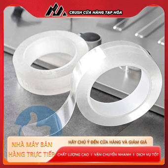 CRUSH Băng keo hai mặt trong suốt, băng nano siêu mạnh, băng keo hai mặt dày 2 mm.