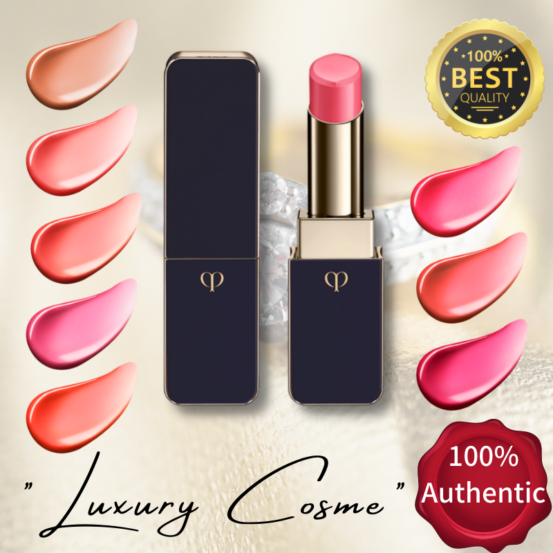 Gambar cle de peau beaute ROUGE À LÈVRES BRILLANT Light and translucent finish Luxury rouge