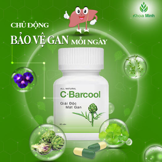 C-Barcool ADC - 60 VIÊN - Hỗ trợ giải độc gan, Hỗ trợ chức năng gan
