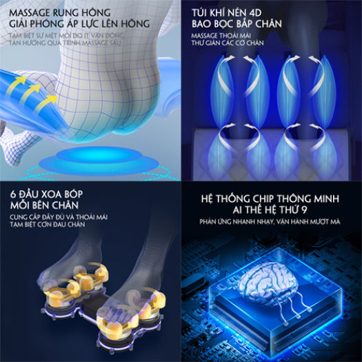 Ghế Massage Toàn Thân Trị Liệu Tự động S8 PLUS Của THOMAS HAMILTON, Ghế Mat Xa Công Nghệ 4.0, Tích Hợp Đa Chức Năng. Màn Hình Cảm Ứng Tiếng Việt Dễ Dàng Sử Dụng(có 3 màu) - HOME1688