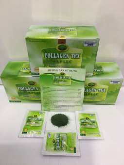 Diệp lục Collagen Tex hỗ trợ đẹp da chống lão hoá hộp 30 gói